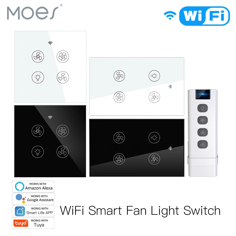 Smart Home Ventilation - Neue WiFi RF Smart Decke Fan