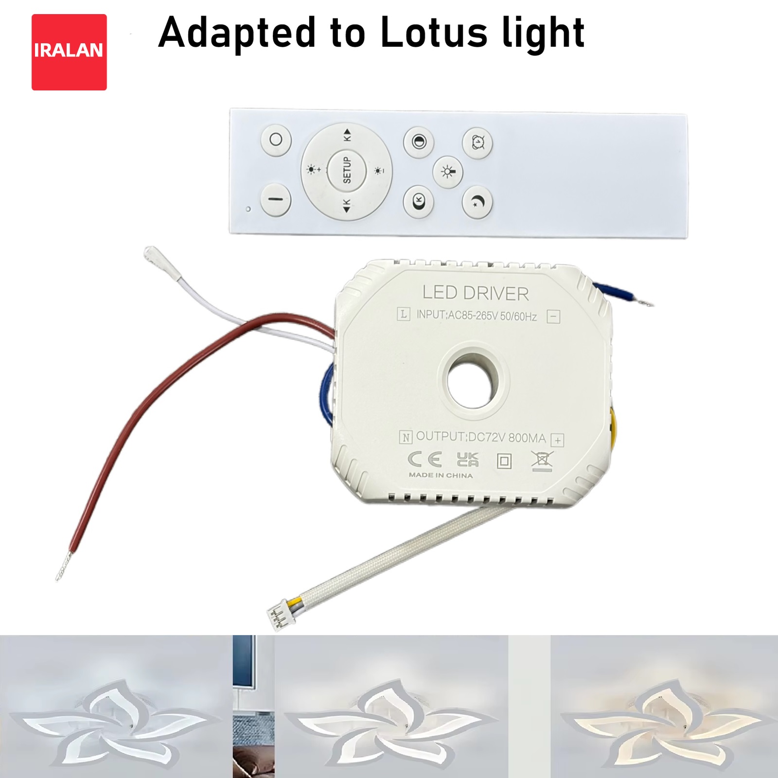 Smart Home Ventilation - Deckenleuchten-Treiber Smart Home Beleuchtungstransformator 300mA 600mA
