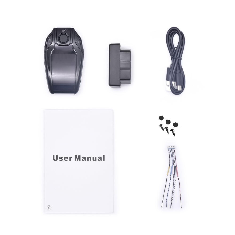 Smart Door Lock - Neueste Technologie Smart-Fahrzeugschlüssel mit LCD-Display, Touchscreen,