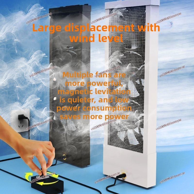 Smart Home Ventilation - Keine Perforation, keine Installation: Leistungsstarker Fenster-Abluftventilator