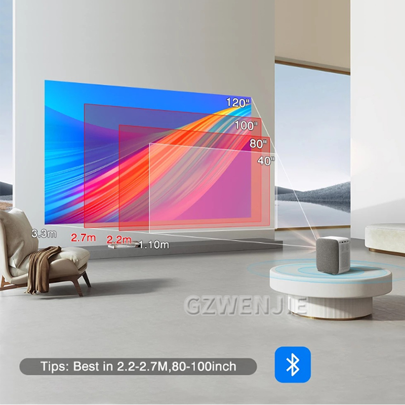 Smart Home Theater - H6 Mini-Projektor LED 1080P Full HD