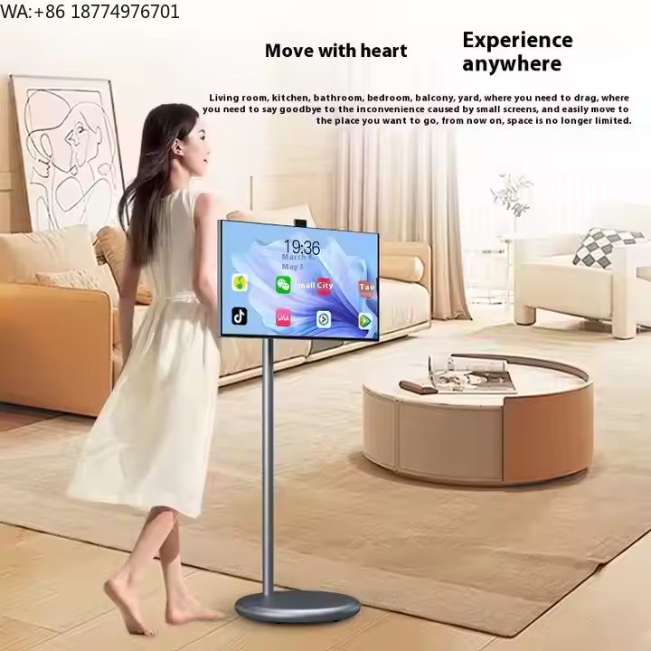 Smart Home Tv - 24-Zoll Android 12 Tragbarer LCD-TV Smart