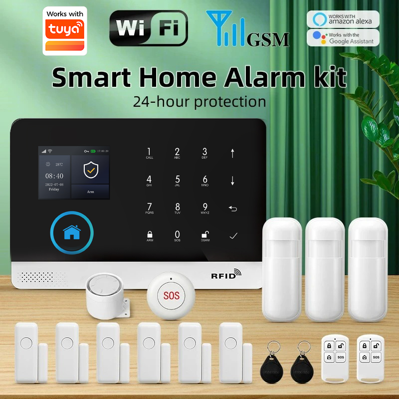 Smart Home Improvement - PGST WIFI GSM Smart Home Sicherheitsalarmsystem