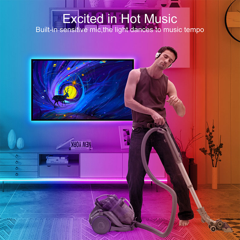 Smart Home Tv - STTL Smart RGB LED TV-Streifen 2,5M