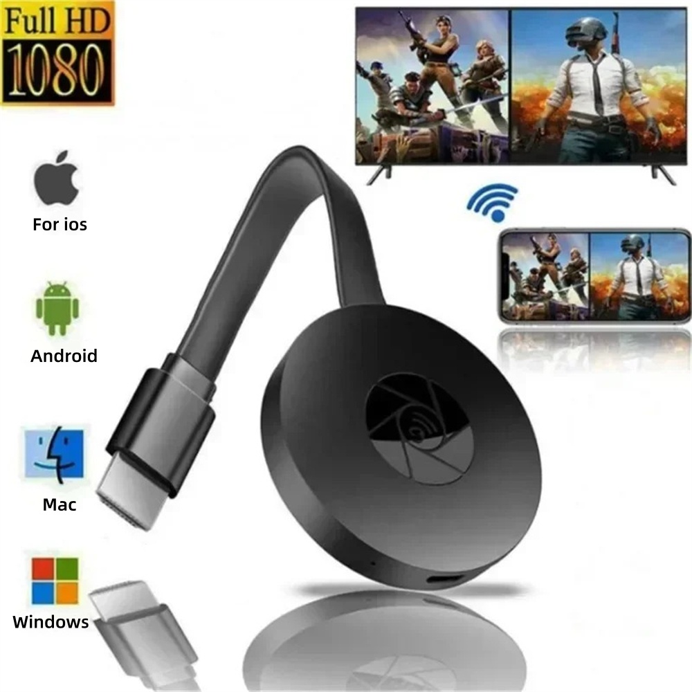 Smart Home For Pc - 1080P Kabelloser HDMI-Dongle WIFI TV-Stick Airplay