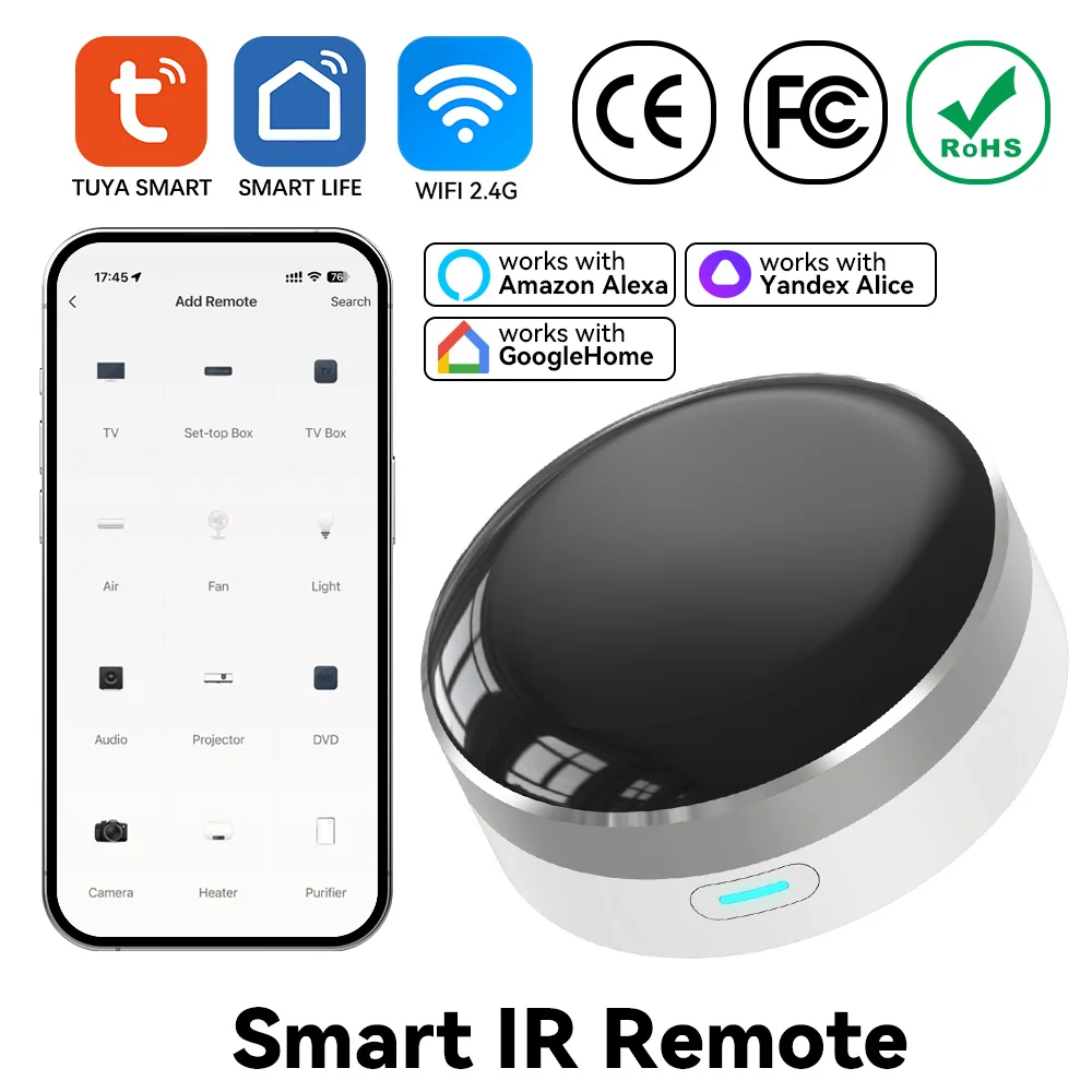 Smart Home Ventilation - YFK WLAN Smart IR-Blaster Universelle Fernbedienung