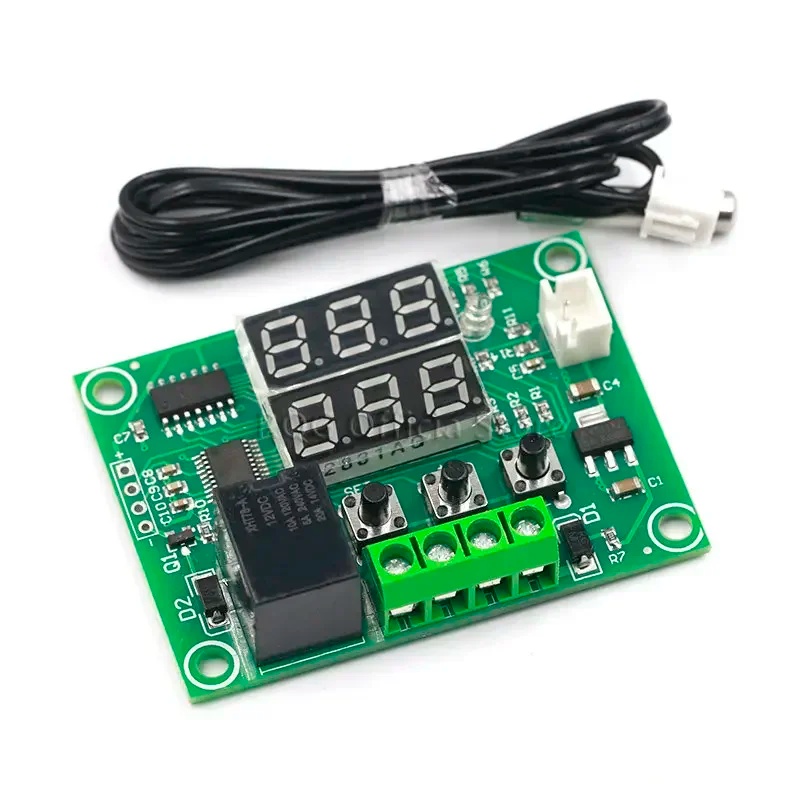 Temperature Sensor - XH-W1219 W1219 DC12V Dual-LED-Digitalanzeige Thermostat Temperaturregler