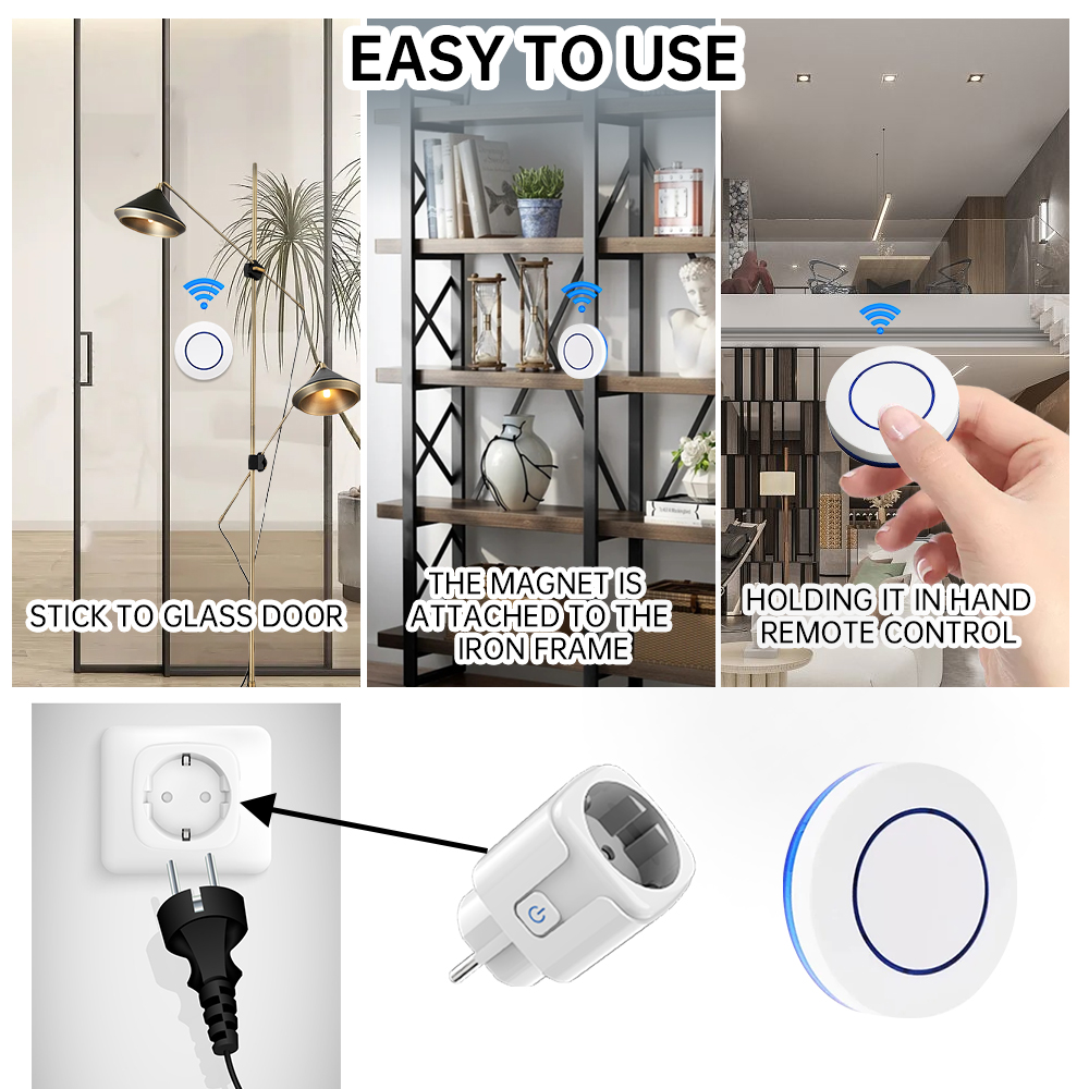Kabellose Steckdose RF433 Smar – Smart Home Ventilation Bewertung und Preis