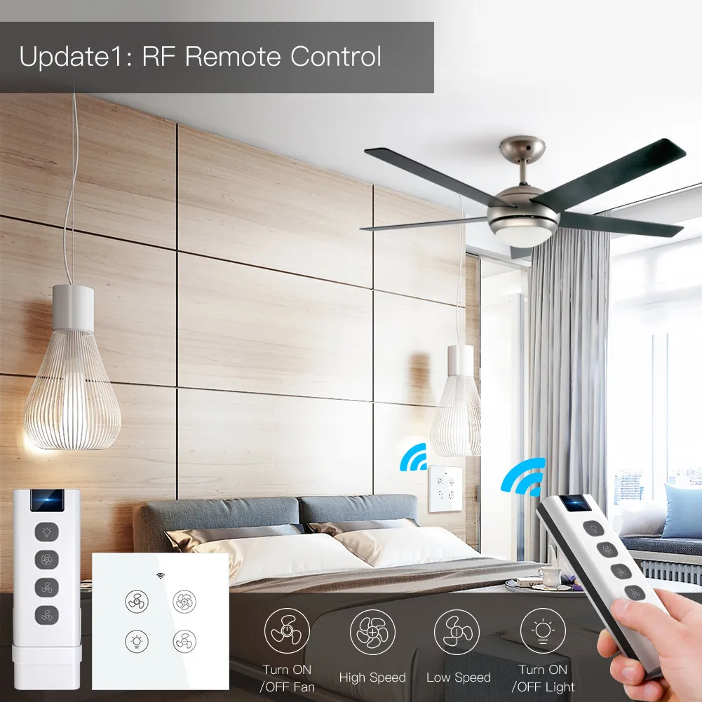 Neue WiFi RF Smart Decke Fan L – Smart Home Ventilation Bewertung und Preis