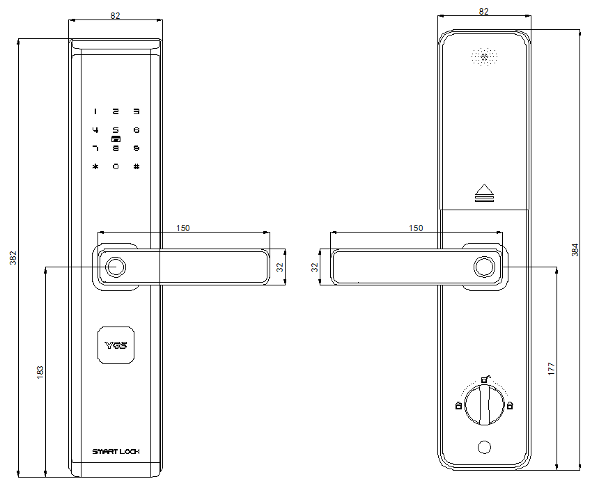 Fortschrittliche digitale dopp – Smart Door Lock Bewertung und Preis