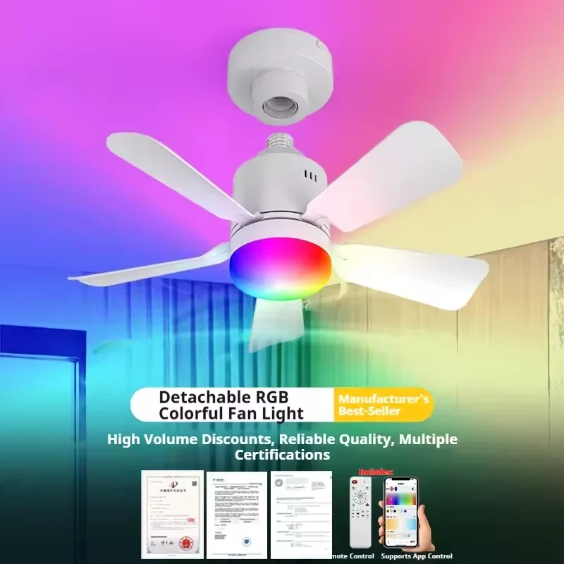 RGB LED Deckenventilator Lampe – Smart Ceiling Fan Bewertung und Preis