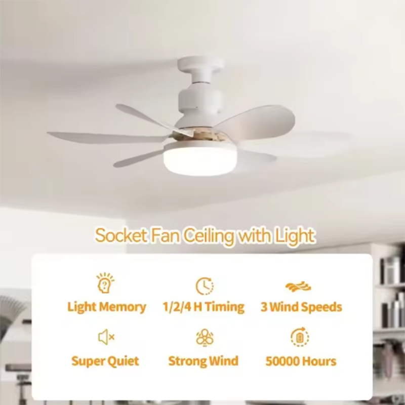 2026 Home E27 LED-Deckenventil – Smart Ceiling Fan Bewertung und Preis