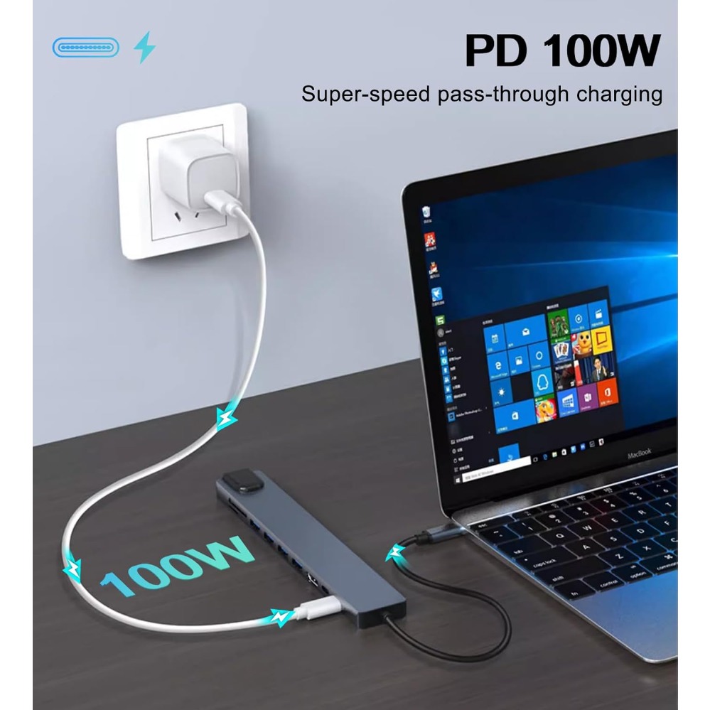 8-in-1/2 7-in-1/2 USB-C-Hub Ty – Smart Home Hub 2 Bewertung und Preis