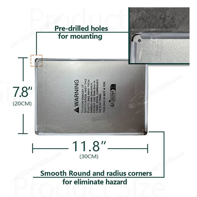 Vintage Aluminium-Metallschild – Smart Home Icon Bewertung und Preis