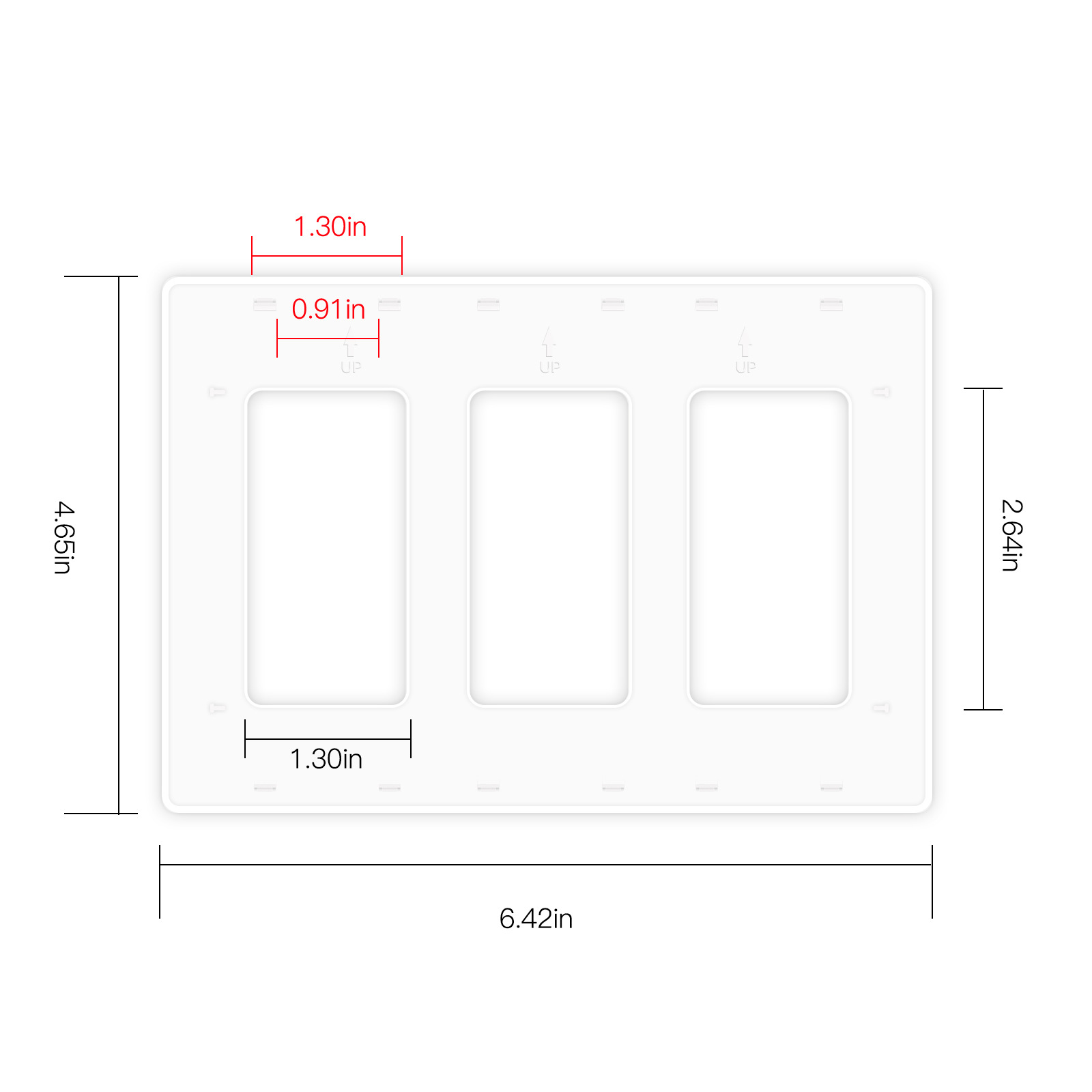 US, EU-Typ-Schalttafel, 2/3/4  – Smart Home Improvement Bewertung und Preis