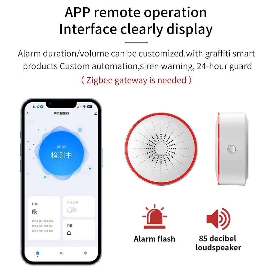 Tuya WiFi ZigBee Alarm Sirene  – Smart Home Theater Bewertung und Preis